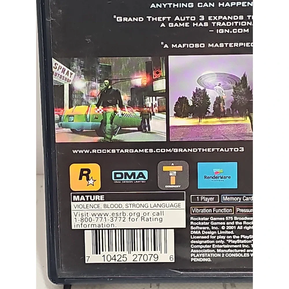 Grand Theft Auto 3 - Sony PlayStation 2